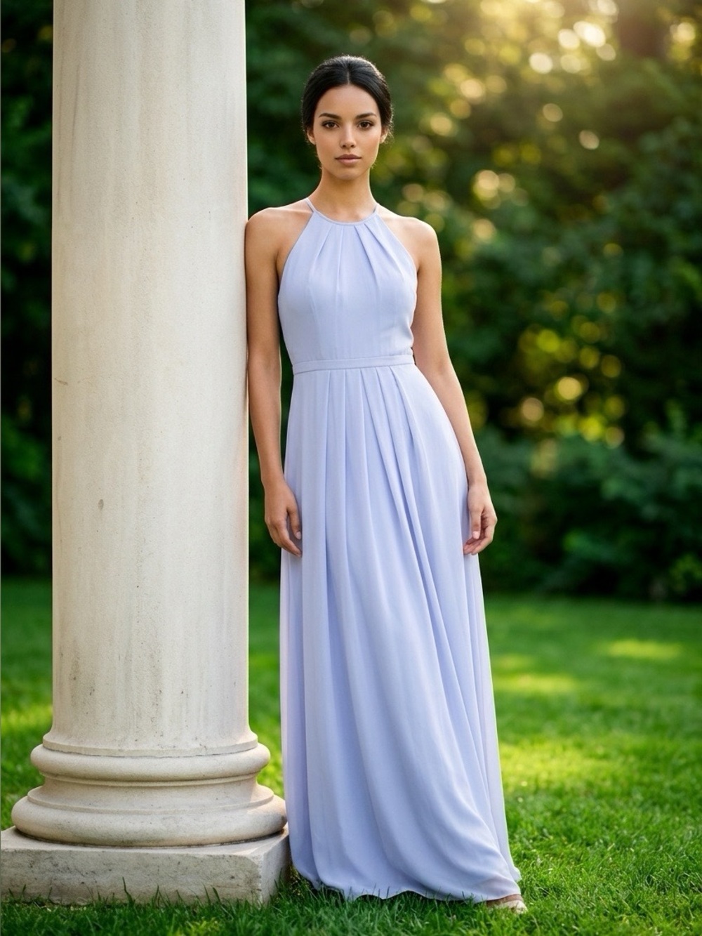 Weddington Way Isabelle Bridesmaid/Prom/Evening Gown Cloudy Blue